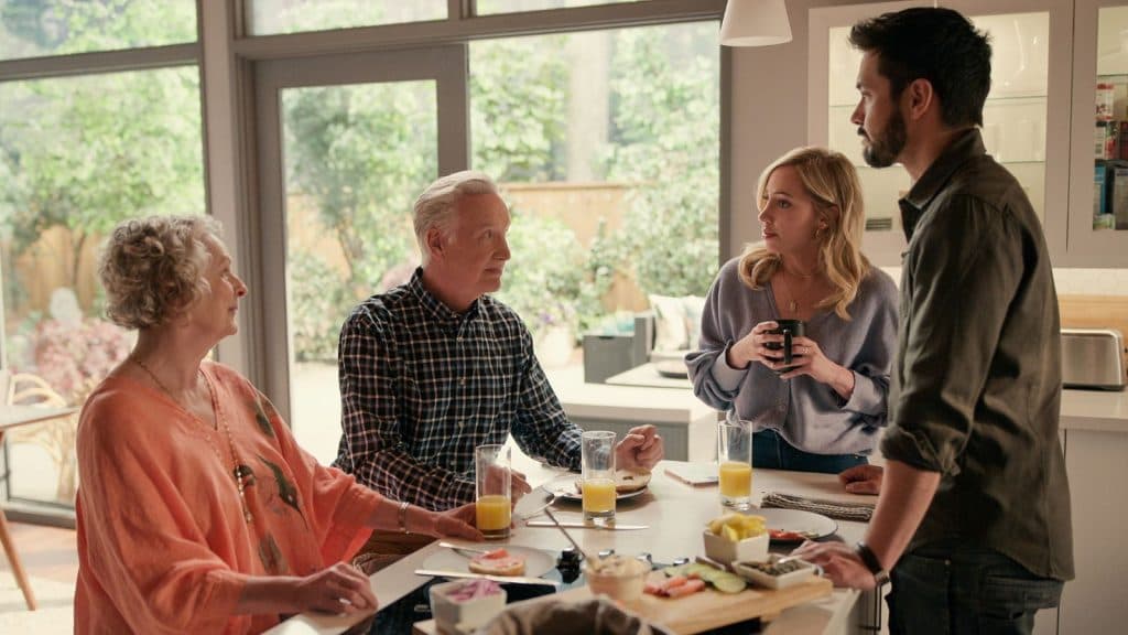 Brie, her parents, and Mike in Virgin River Season 6