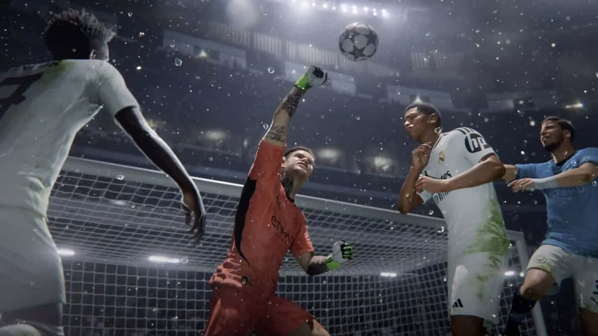 Ederson punching ball in EA FC 25