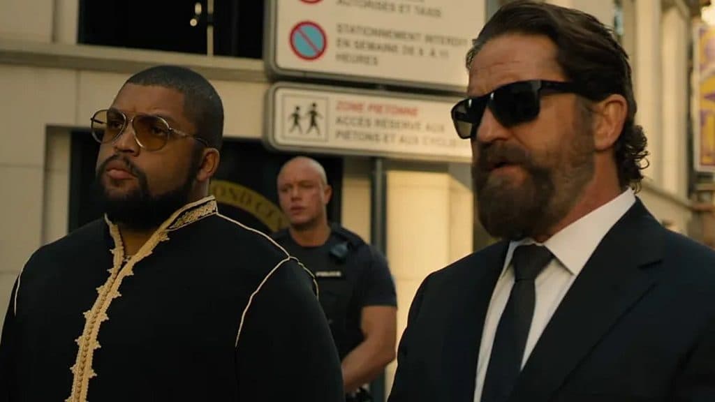 Gerard Butler and O'Shea Jackson Jr in Den of Thieves 2