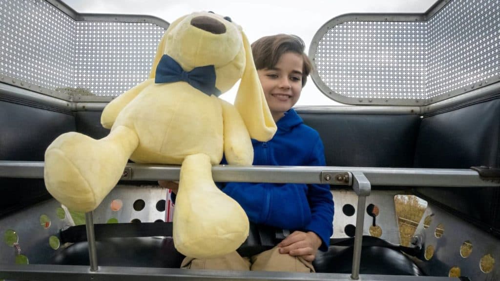 Jacob at the 1999 fun fair in The Way Home