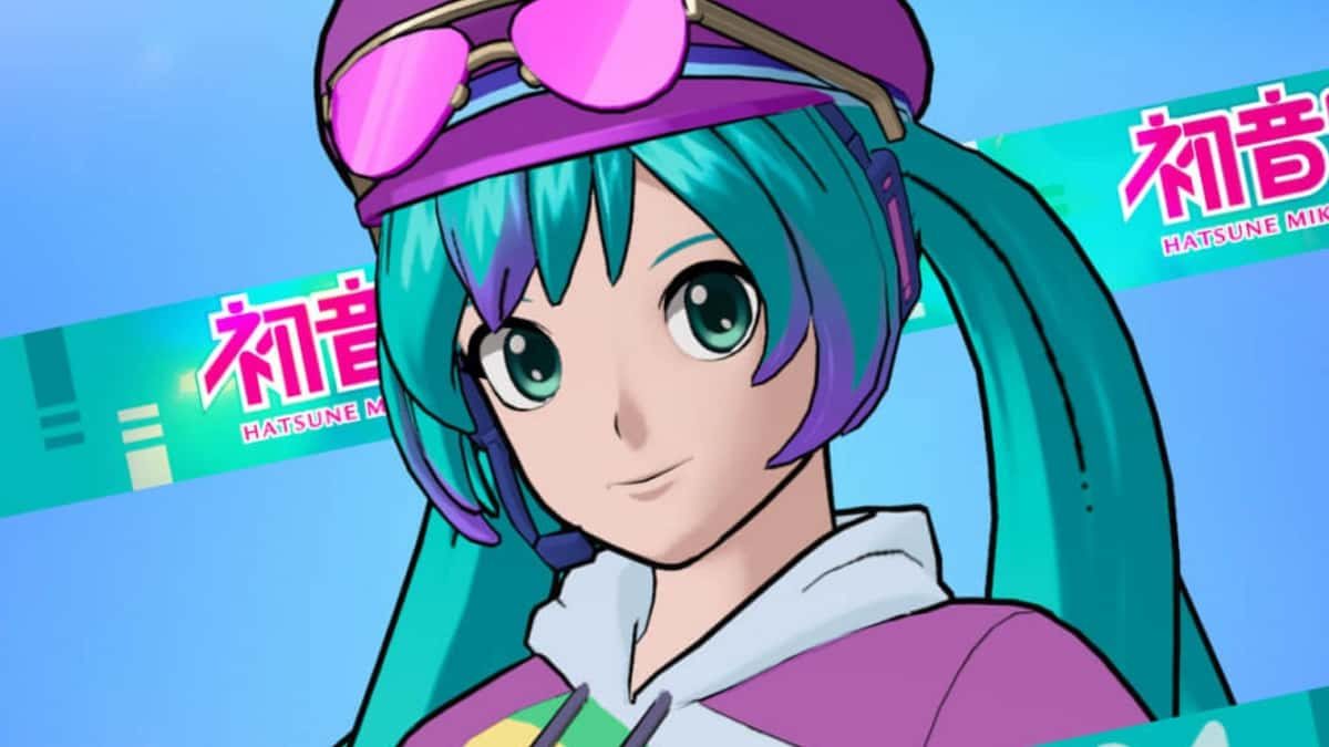 Hatsune Miku Fortnite skin