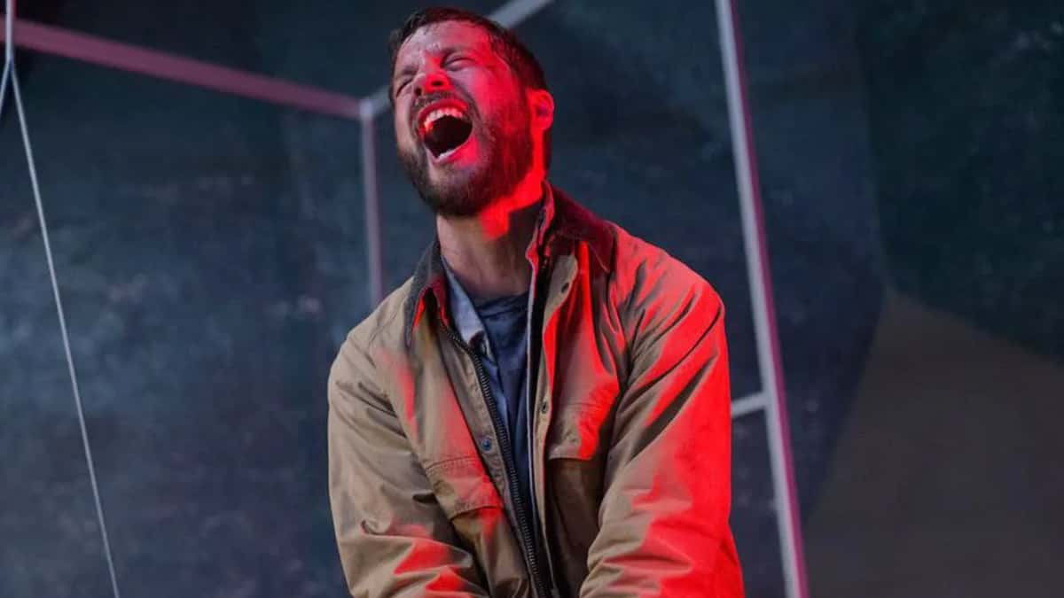 Logan Marshall-Green in agony in Upgrade.