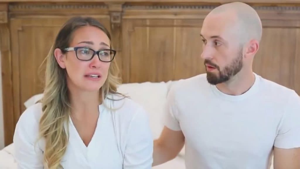 Myka and James Stauffer in their apology video