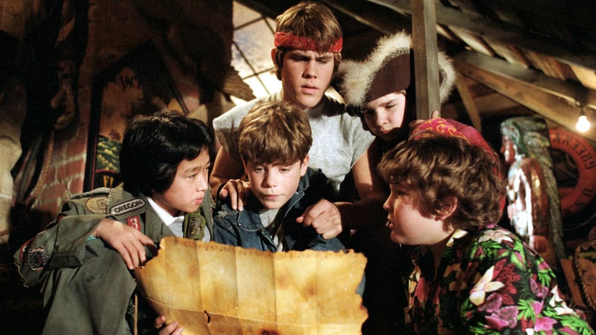 The cast of The Goonies