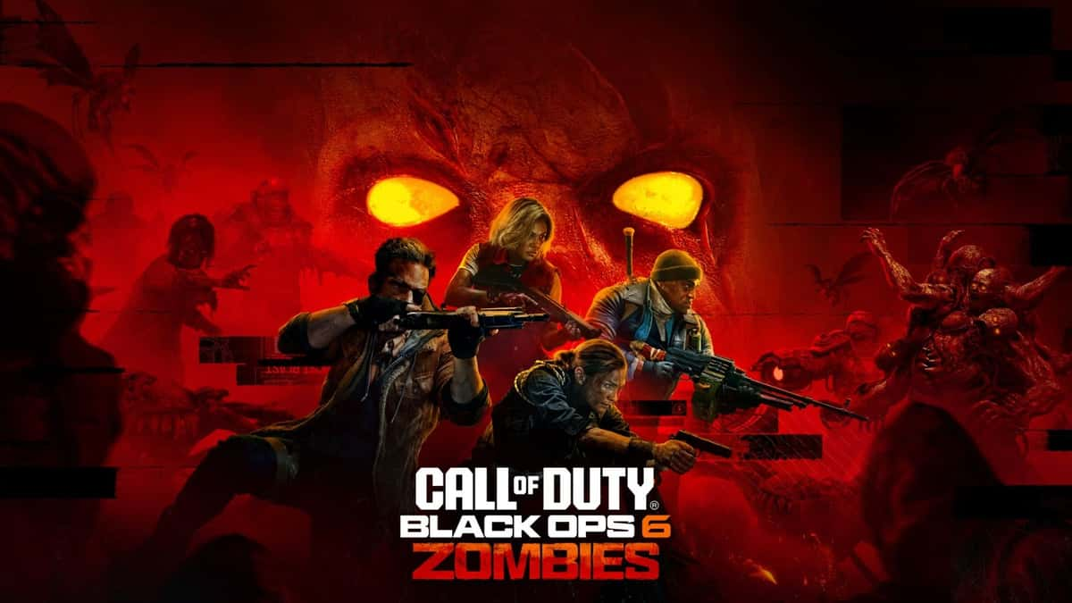 Black Ops 6 Zombies characters with logo