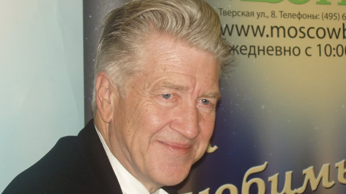 David Lynch presenting his book in Moscow