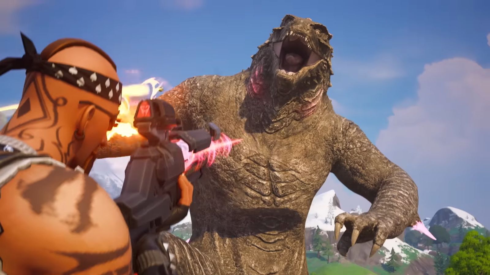 Fortnite Godzilla medallion creatively fixes stealing issue