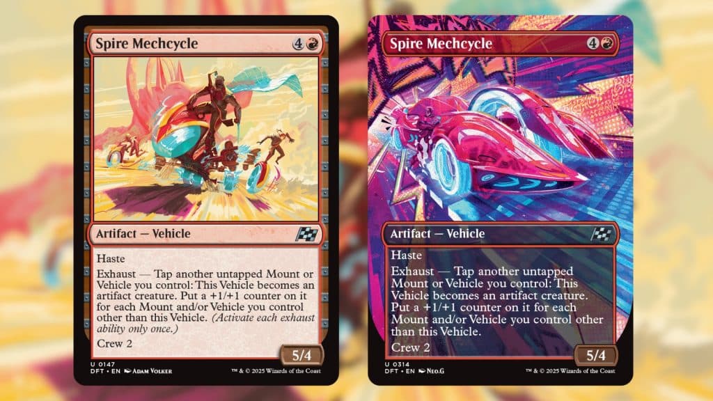 MTG Aetherdrift Spire Mechcycle Preview