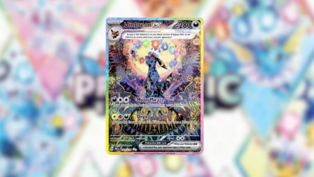 Prismatic Evolutions Umbreon EX