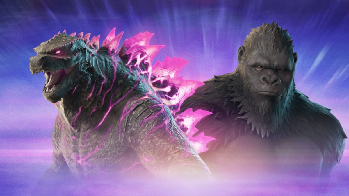 Godzilla and Kong in Fortnite