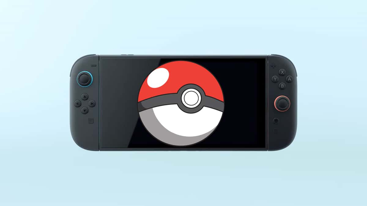 Nintendo Switch 2 with Poke Ball from Pokemon