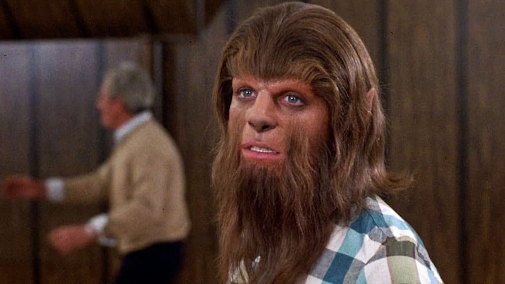 Michael J Fox as a werewolf in Teen Wolf