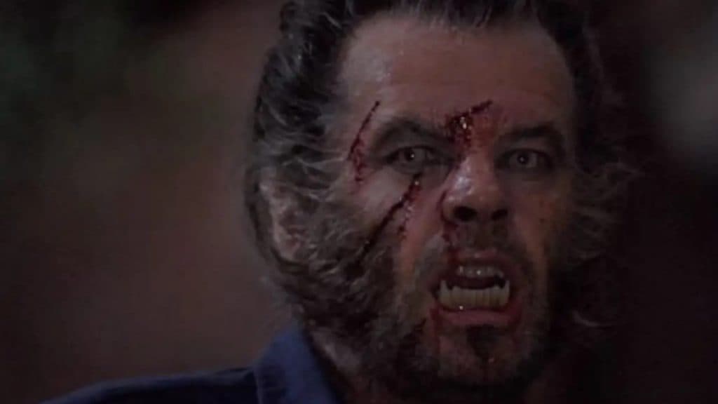 Jack Nicholson in the werewolf movie Wolf