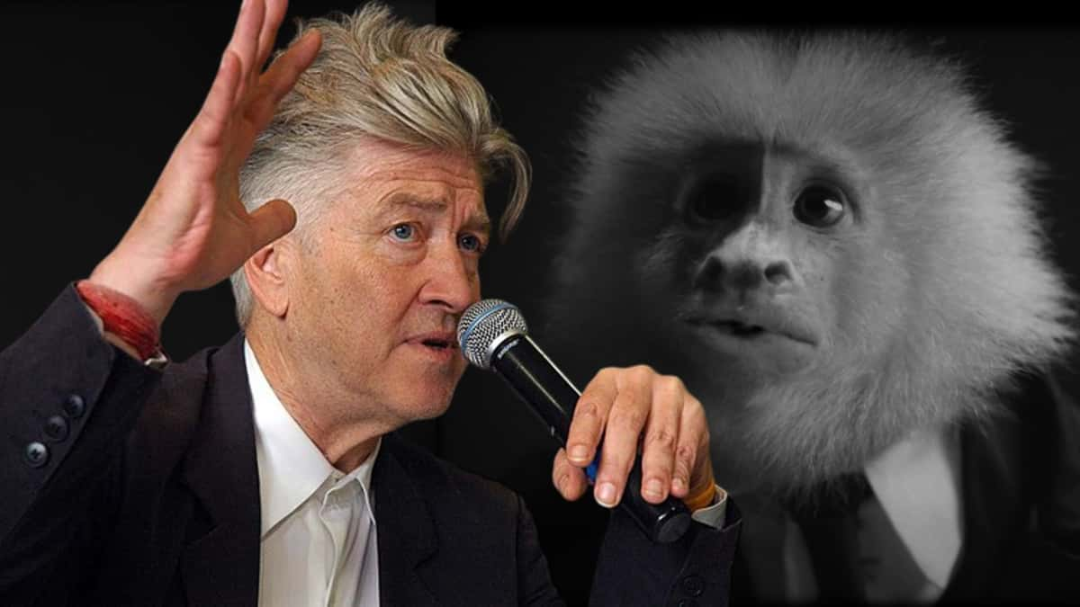 David Lynch and a monkey.