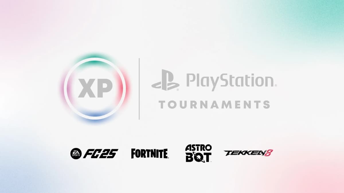 PlayStation tournaments xp with game logos