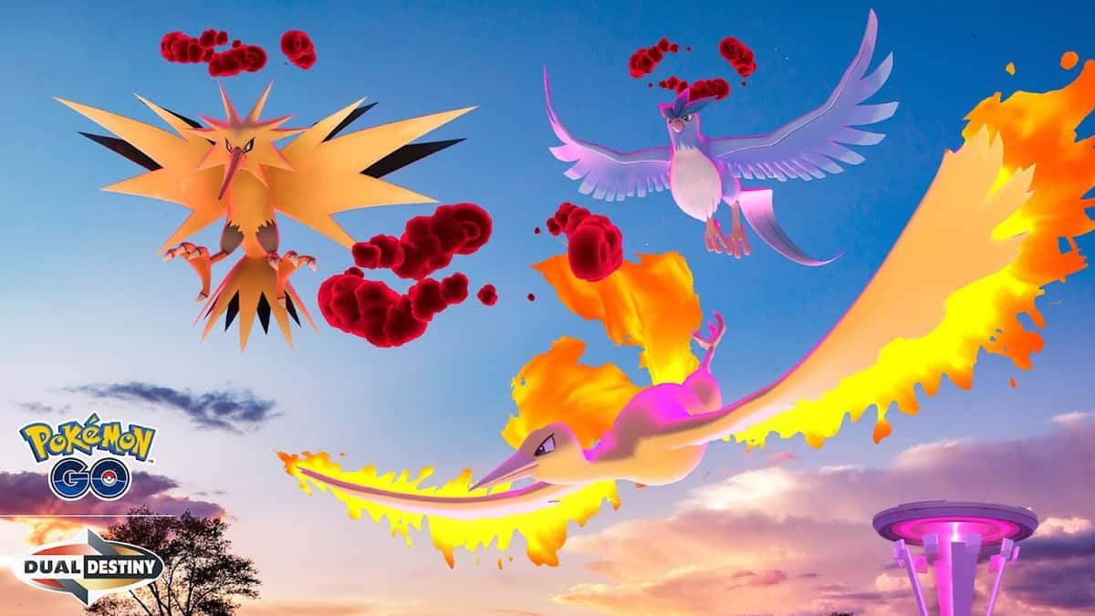 pokemon go legendary flight event dynamax articuno dynamax zapdos dynamax moltres