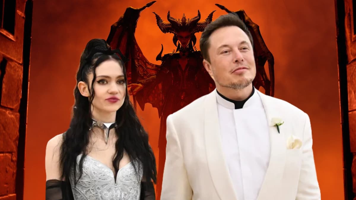 Grimes and Elon Diablo 4 Cheating