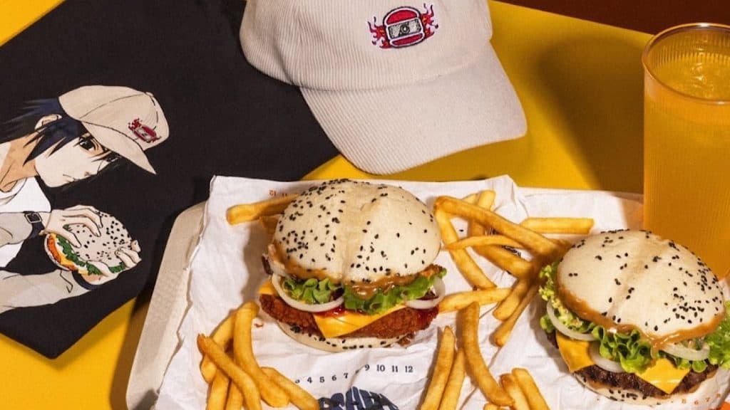 Burgers King's Naruto collab features a new orange Naruto sauce.