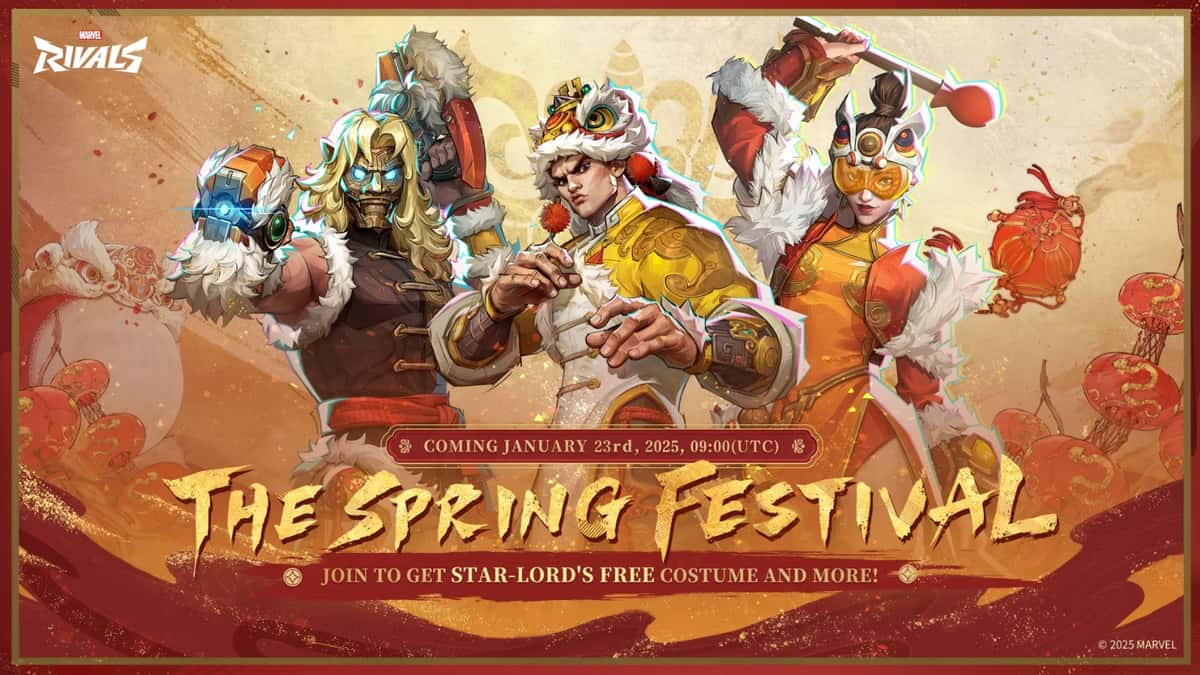 The Marvel Rivals Spring Festival splash art