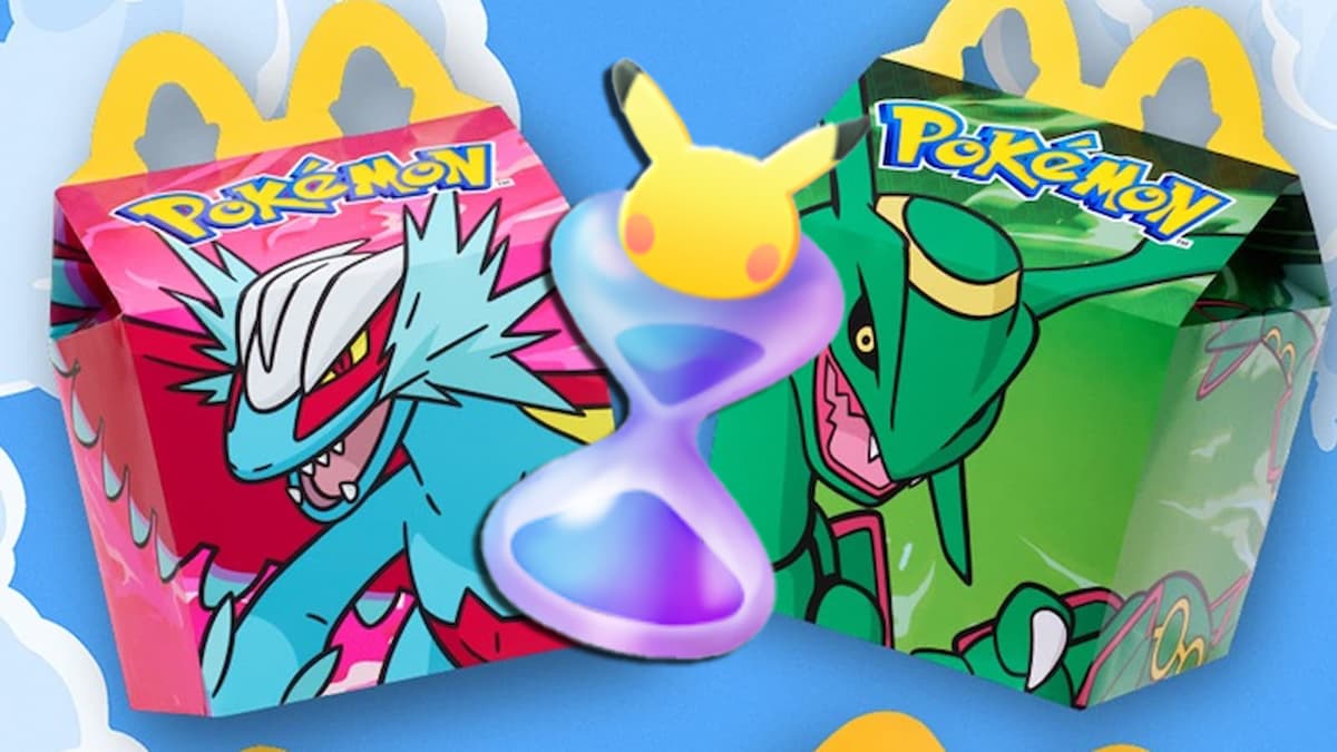 Pokemon TCG Pocket Rayquaza Salamence Happy Meals Promotion Hourglass