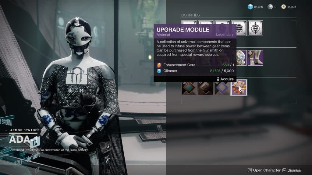 The vendor ADA-1 in Destiny 2.