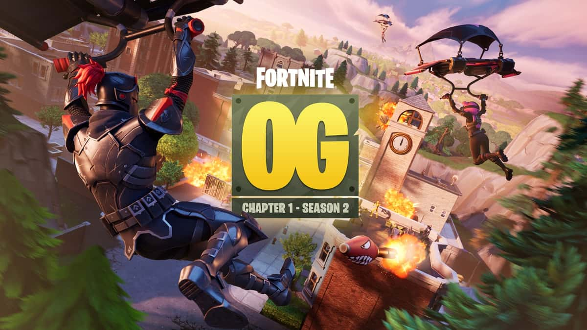 A screenshot featuring Fortnite OG Season 2 promo image.