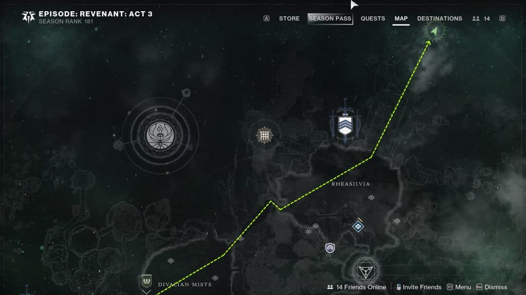 The Keep of Honed Edges ascendant challenge location in Destiny 2.