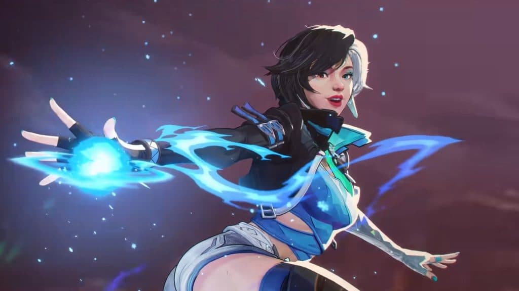 Luna Snow from Marvel Rivals in the game's launch trailer