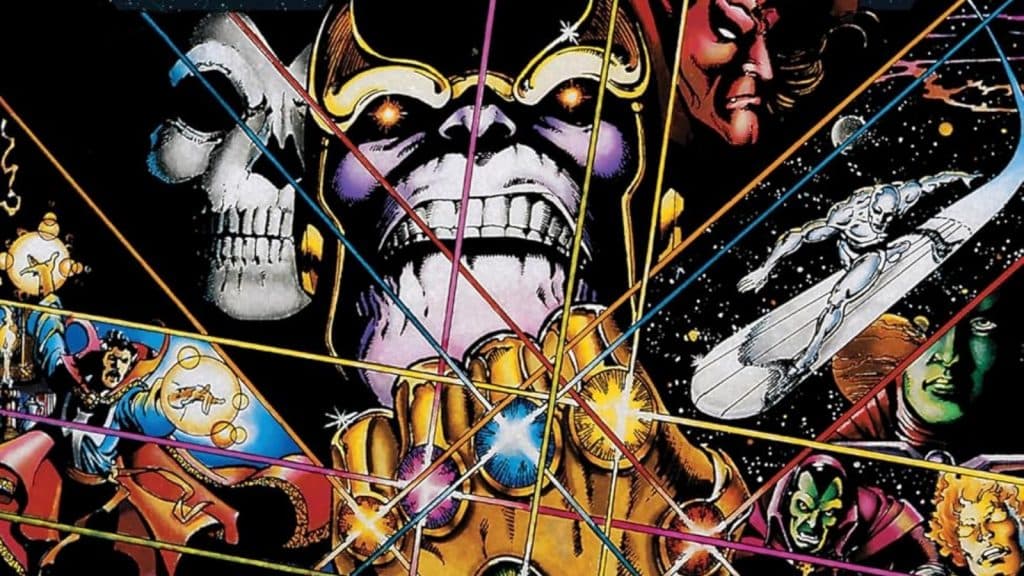 Thanos in the 1991 Infinity Gauntlet comic