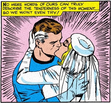 mr fantastic kissing sue storm