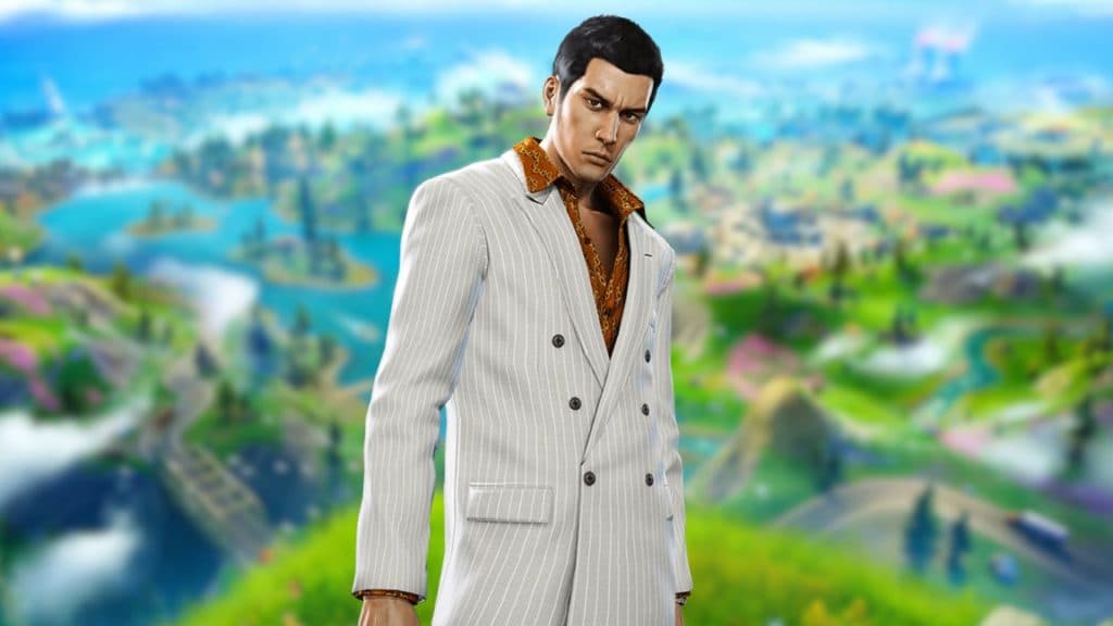 Kiryu in Fortnite map