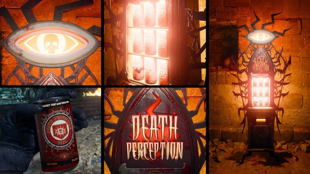 Image of the Death Perception machine in Black Ops 6 Zombies