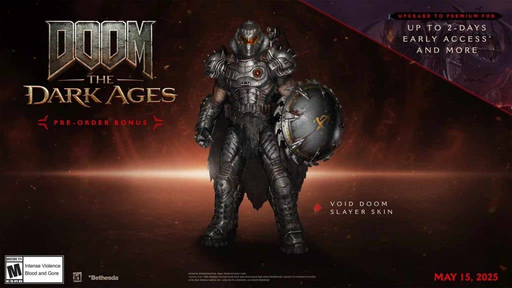 doom the dark ages pre-order bonus