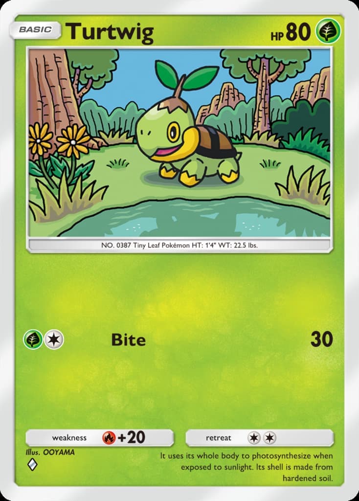 Turtwig card in Pokemon Pocket