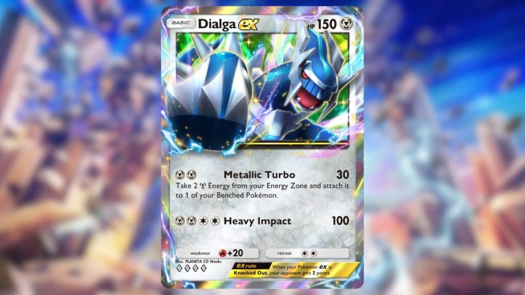 Pokemon TCG Pocket Dialga EX Card