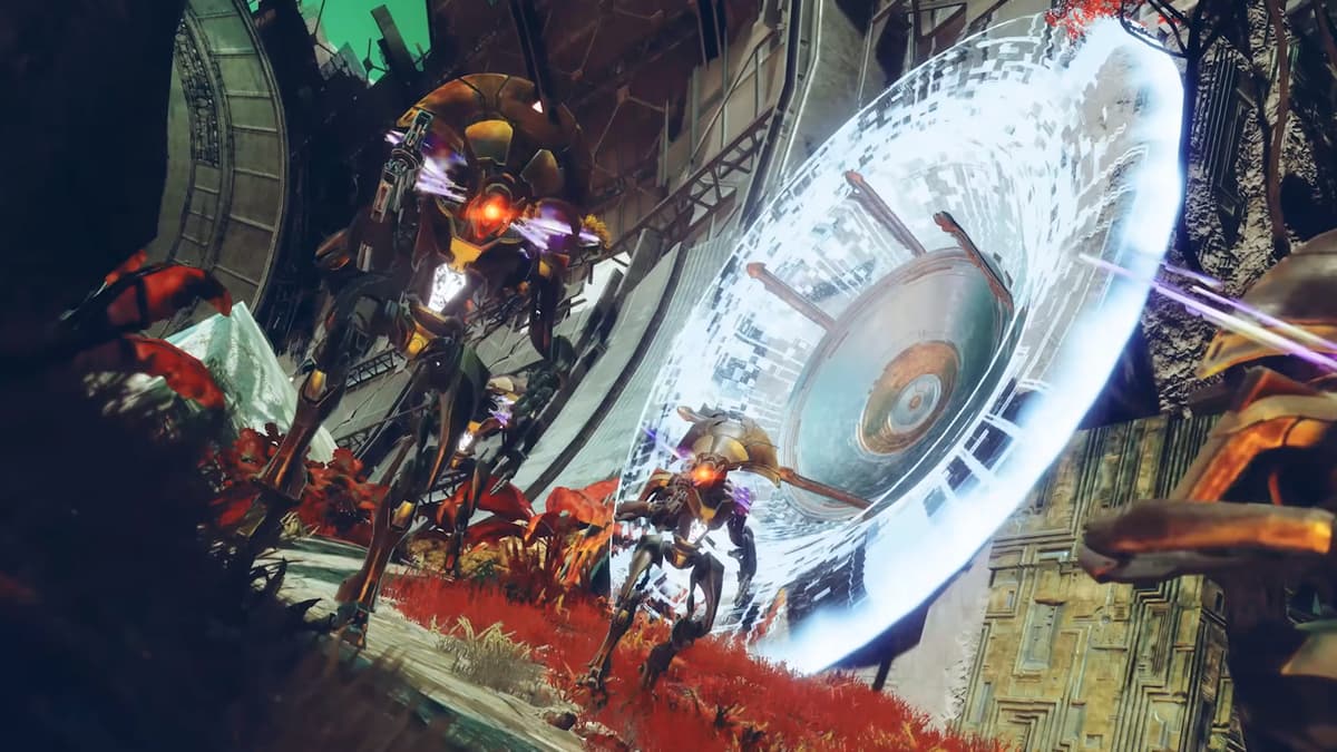 A group of Vex from Episode Echoes in Destiny 2.