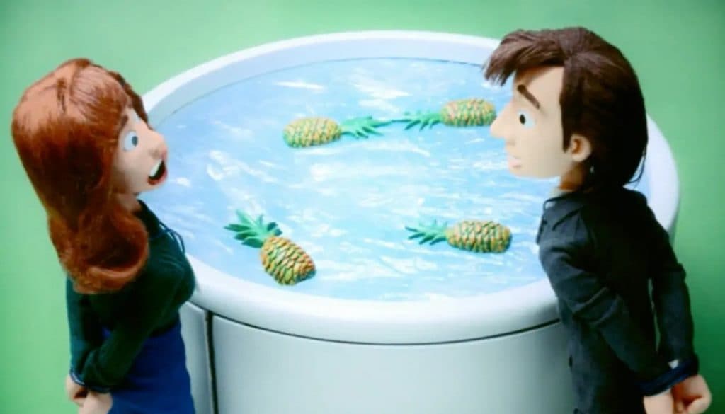 Pineapple bobbing in Severance