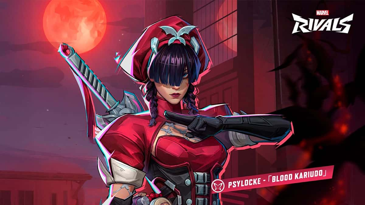 Marvel Rivals Psylocke skin