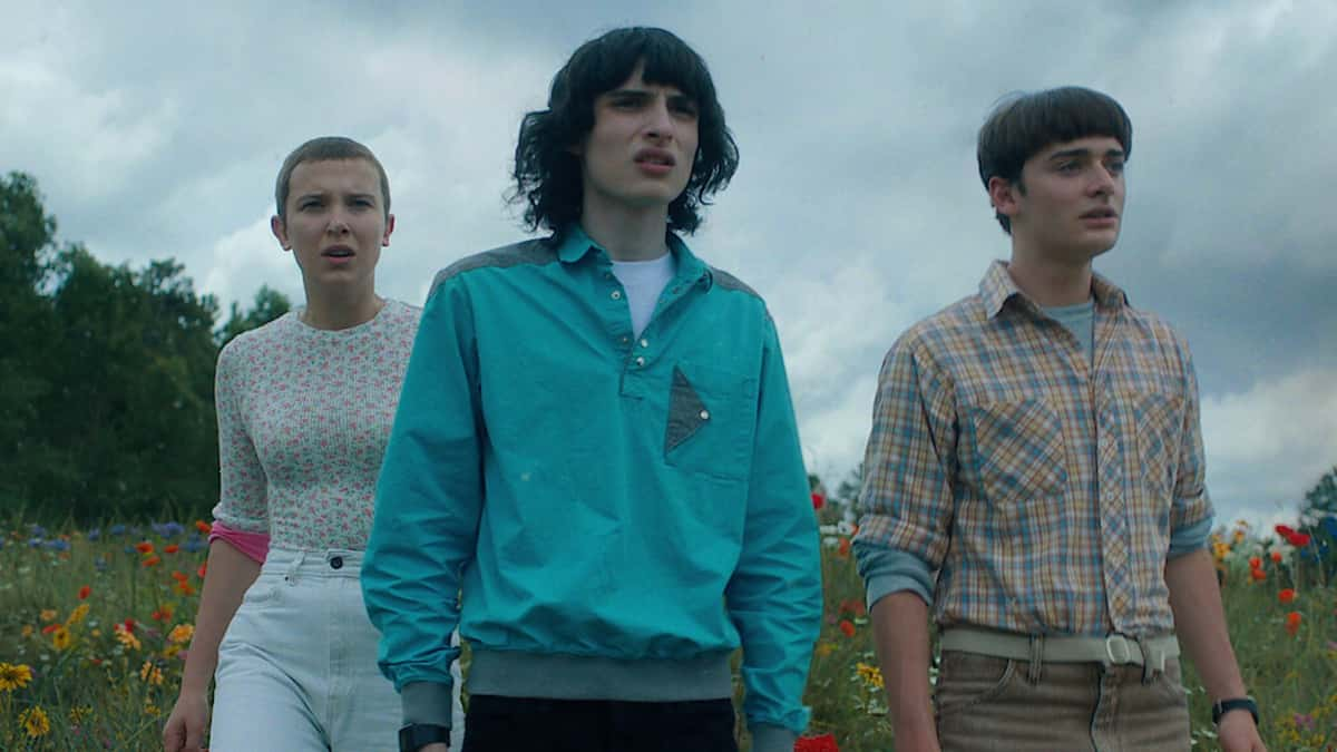 Eleven, Mike, and Will in Stranger Things