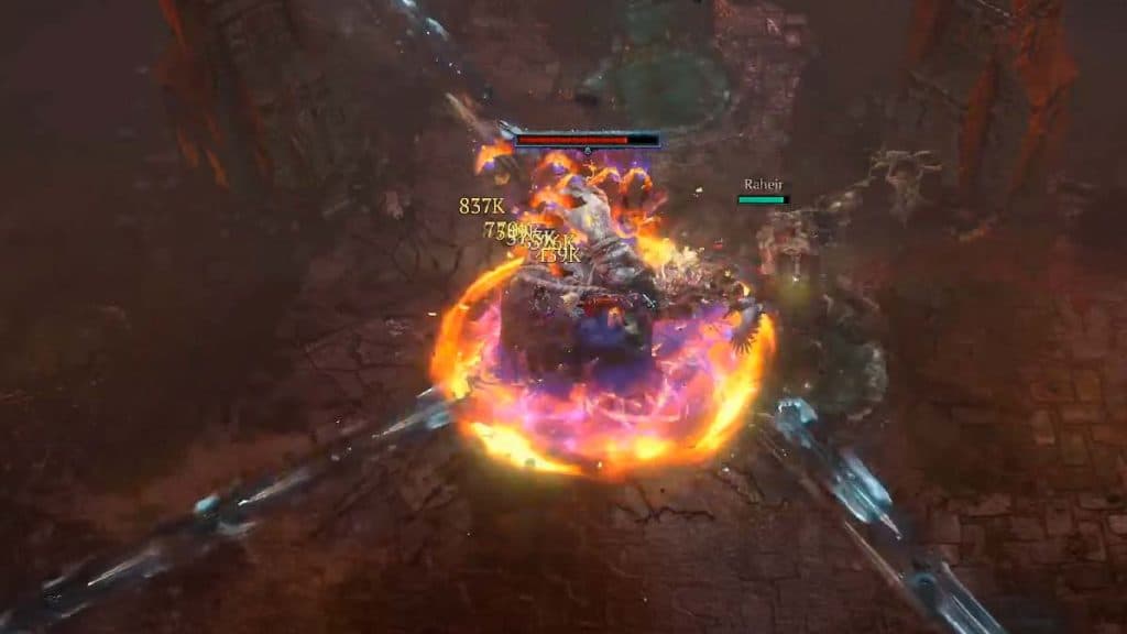 Diablo 4 Rain of Arrows Rogue in Action