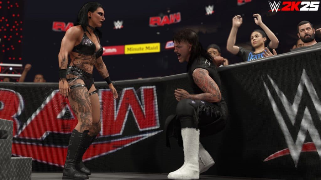 Intergender match in WWE 2K25