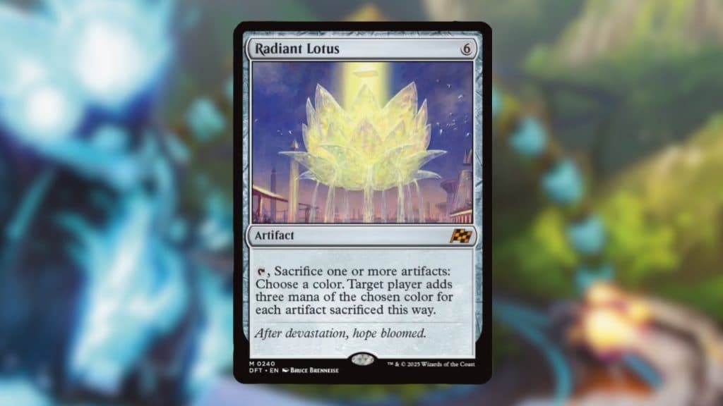 MTG Aetherdrift Radiant Lotus