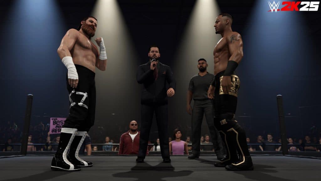 Underground match in WWE 2K25