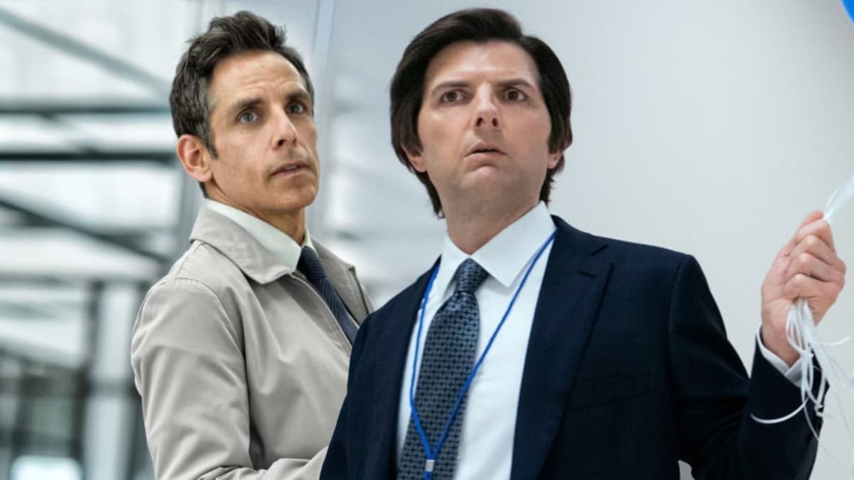 Ben Stiller in the Secret Life of Walter Mitty and Adam Scott in Severance