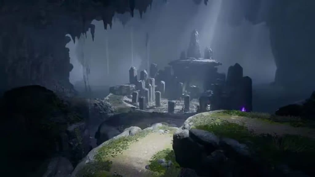 Underground area of The Tomb in Black Ops 6 Zombies