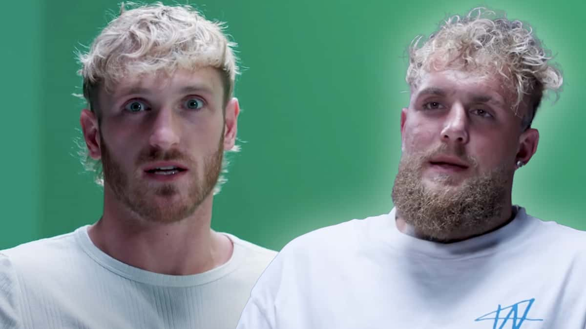 Logan Paul on the right and Jake Paul on the left