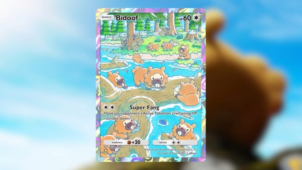 Pokemon TCG Pocket Bidoof Leak