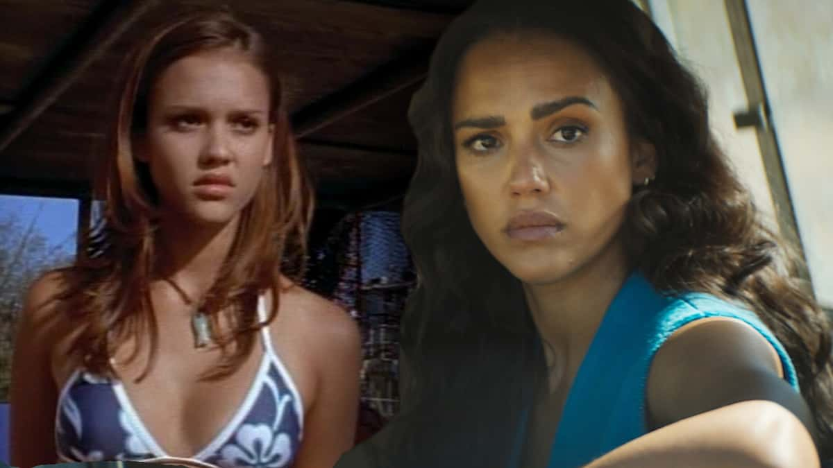 Jessica Alba in Flipper and Trigger Warning