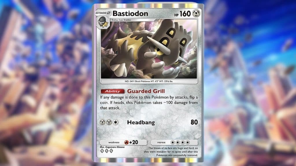 Pokemon TCG Pocket Bastiodon Card