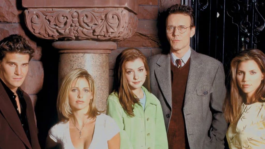 The cast of Buffy the Vampire Slayer